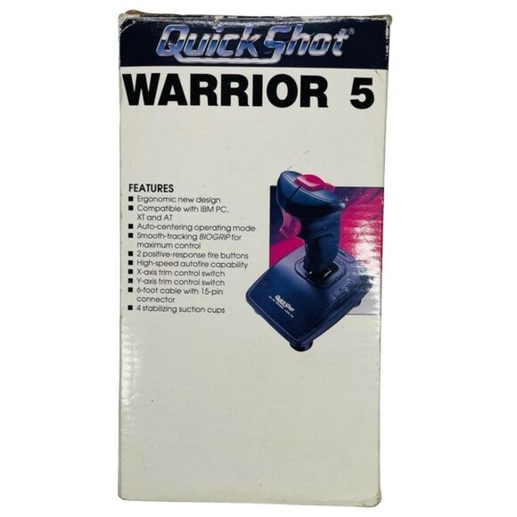 NIB QuickShot Warrior 5 QS-123A Deluxe Analog Joystick - Picture 13 of 16